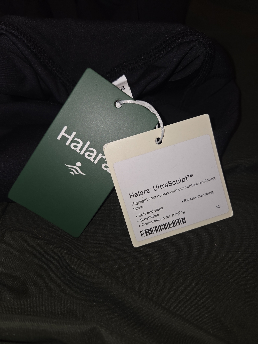 Halara UltraSculpt BLK Scrunch Butt Lift Tummy Control Bootcut Leggings XS Tall - Picture 7 of 7